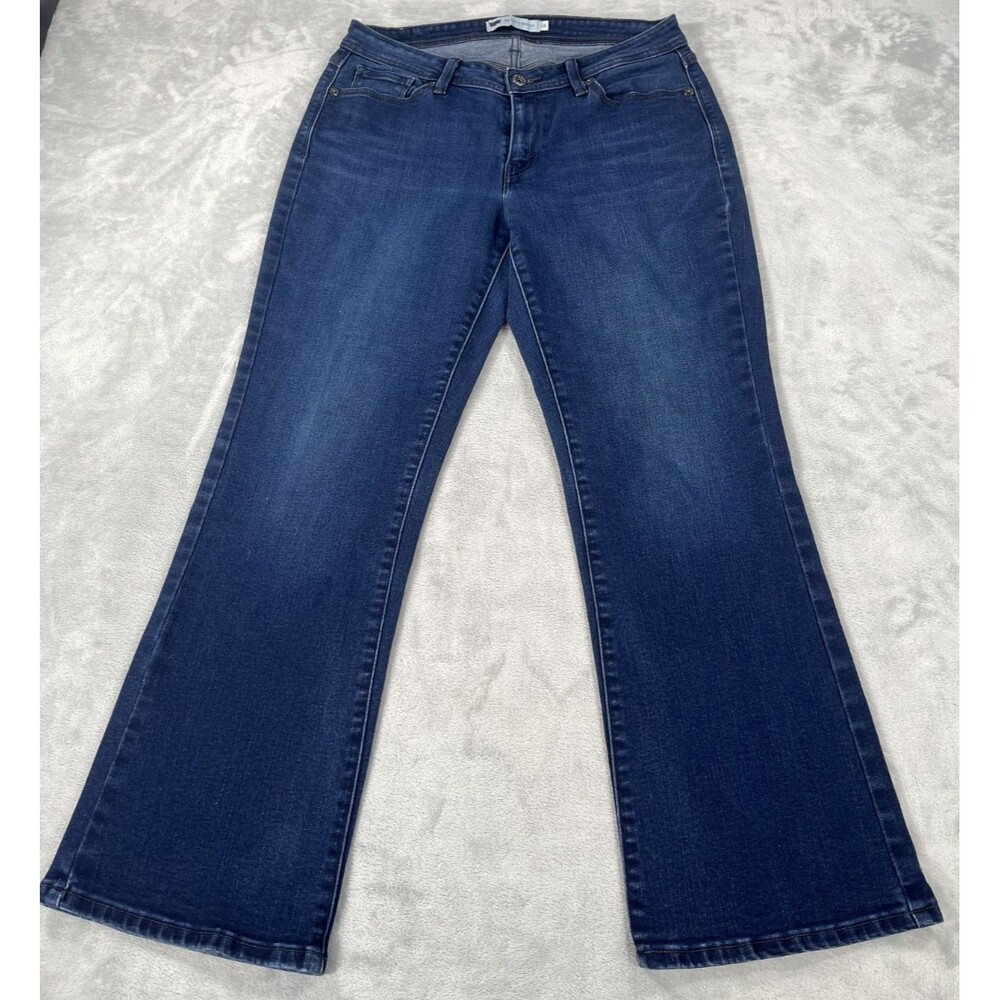 Levis 529 Curvy Bootcut Jeans Womens 14 Mid Rise Stretch Denim 32x30